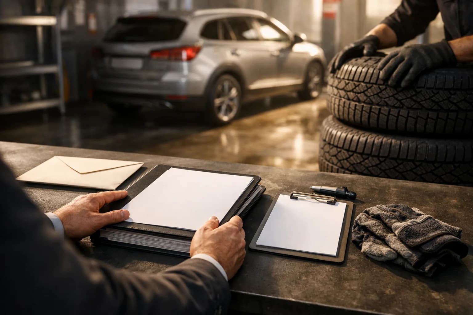 Auto in noleggio lungo termine con focus sulla gestione stagionale degli pneumatici