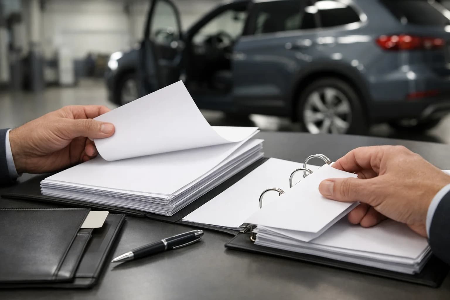 Contratto di noleggio lungo termine con evidenziati franchigia, scoperto e massimale per dealer e clienti